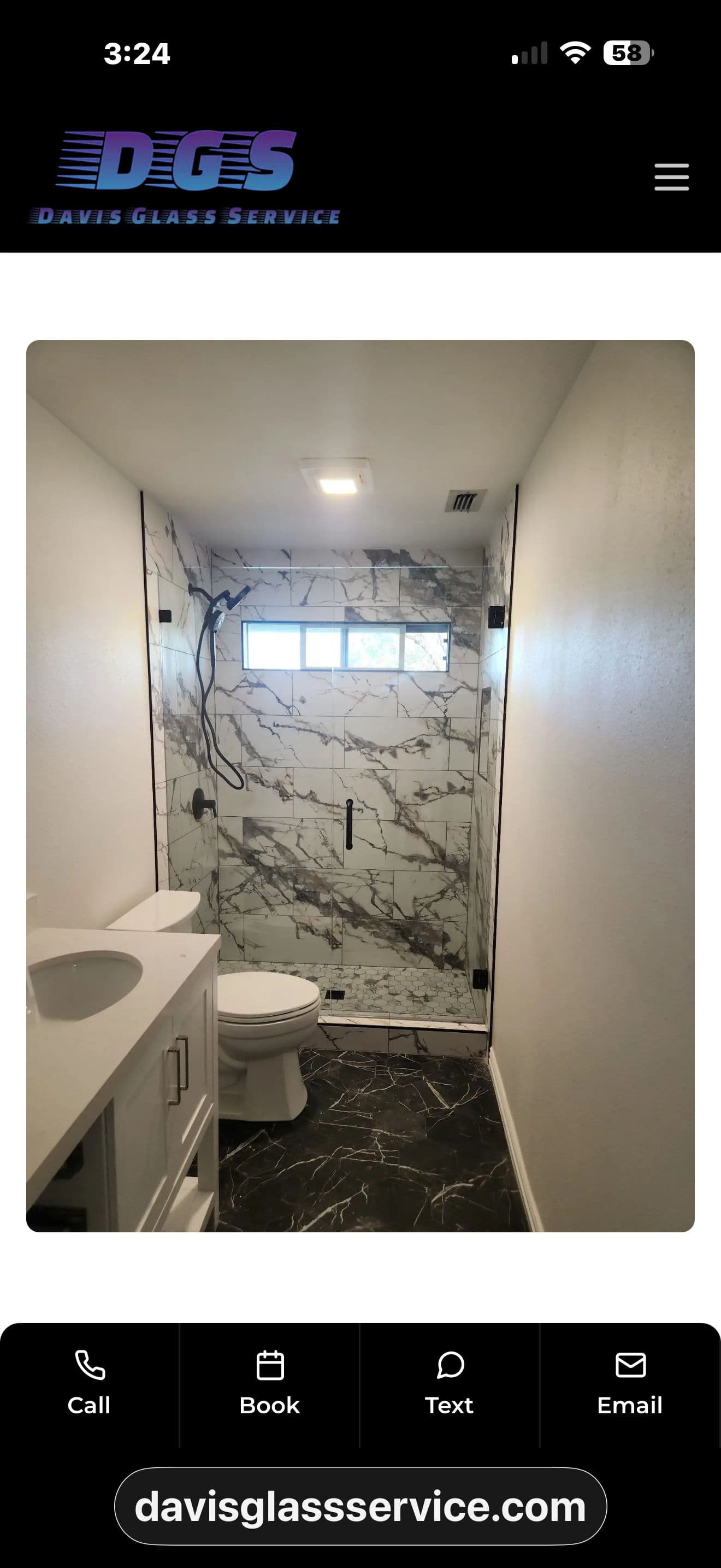 Project Frameless Shower Enclosure That Lets the Tile Do the Talking image