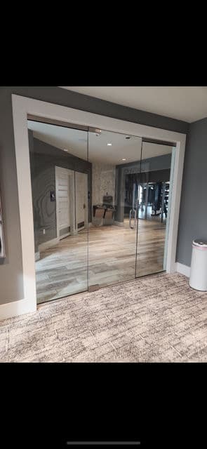 Project Sleek Glass Doors and Modern Shower Installation image