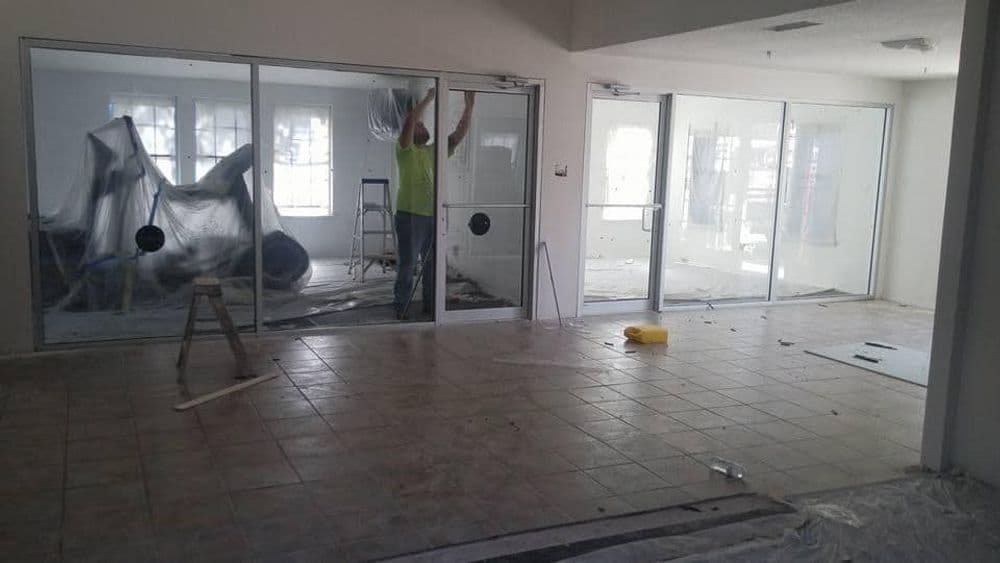 Contact form background